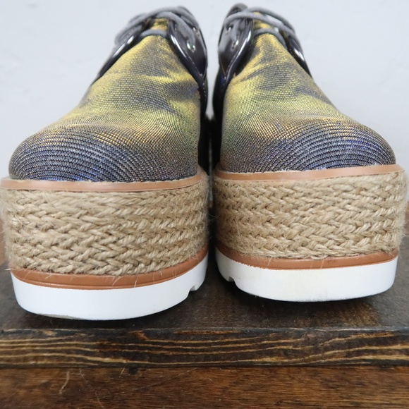 Cuple GLITTER Womens Platform Shoes - Picture 5 of 8